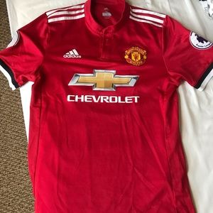 2018-2019 authentic Man United Pogba home kit